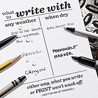 RITE IN THE RAIN Weatherproof Copier Paper, 8.5" x 11", 20# White