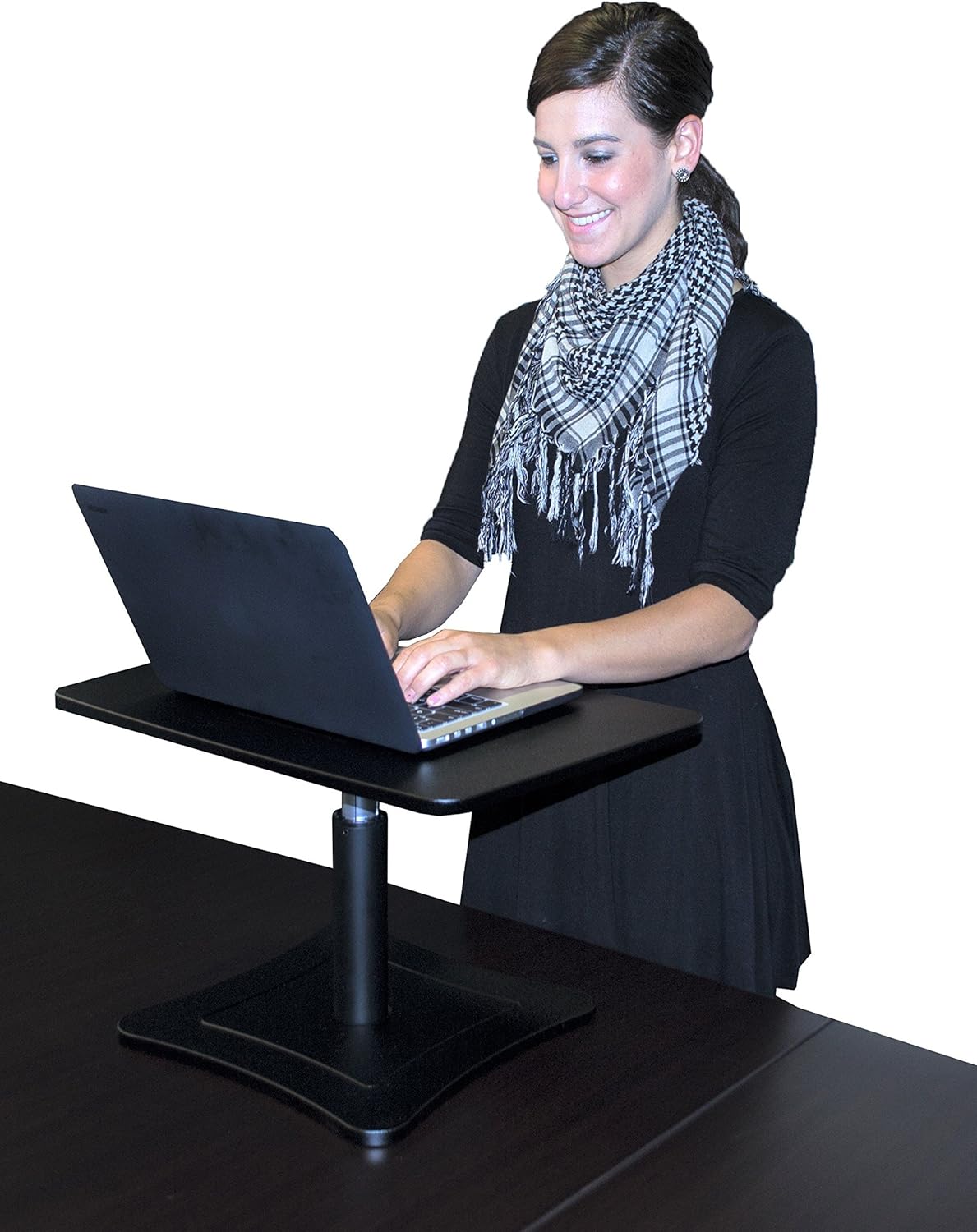 Victor Dc230 Adjustable Laptop Stand, 21 x 13 x 12 to 15.75, Black, Supports 20 Lbs