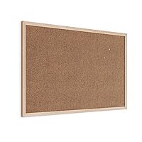U BRANDS Cork Bulletin Board, Birch Wood Frame