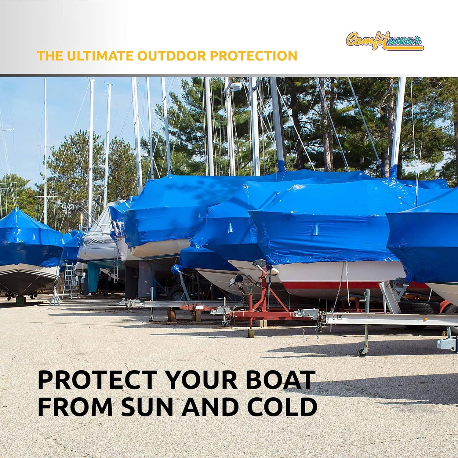 P-line Blue Poly Tarps 18' X 24'