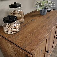 Sauder Select Sewing And Craft Table, 29inH x 40inW, Vintage Oak