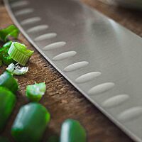 Boker Core Professional Santoku Knife with Fluted Hollow Edge 130835