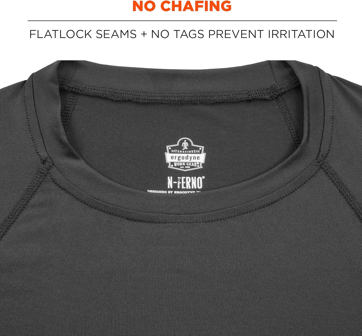 Ergodyne N-Ferno 6436 Long Sleeve Lightweight Base Layer Shirt