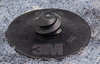 3M Scotch-Brite SE-DR Coarse Grit, 4" x NH Aluminum Oxide SE Surface Conditioning TR Roloc Disc Brown