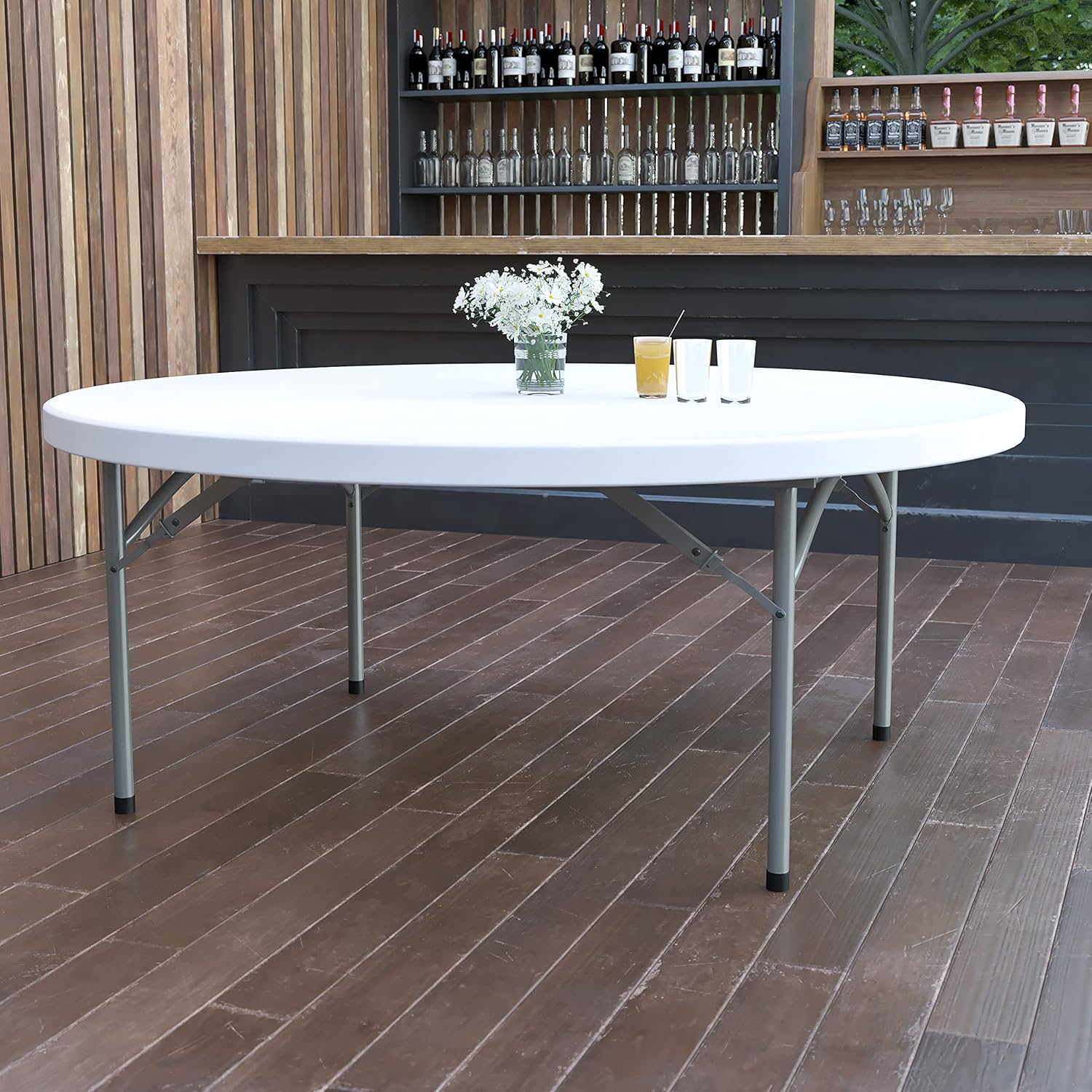 Flash Furniture Elon Round Plastic Folding Event Table