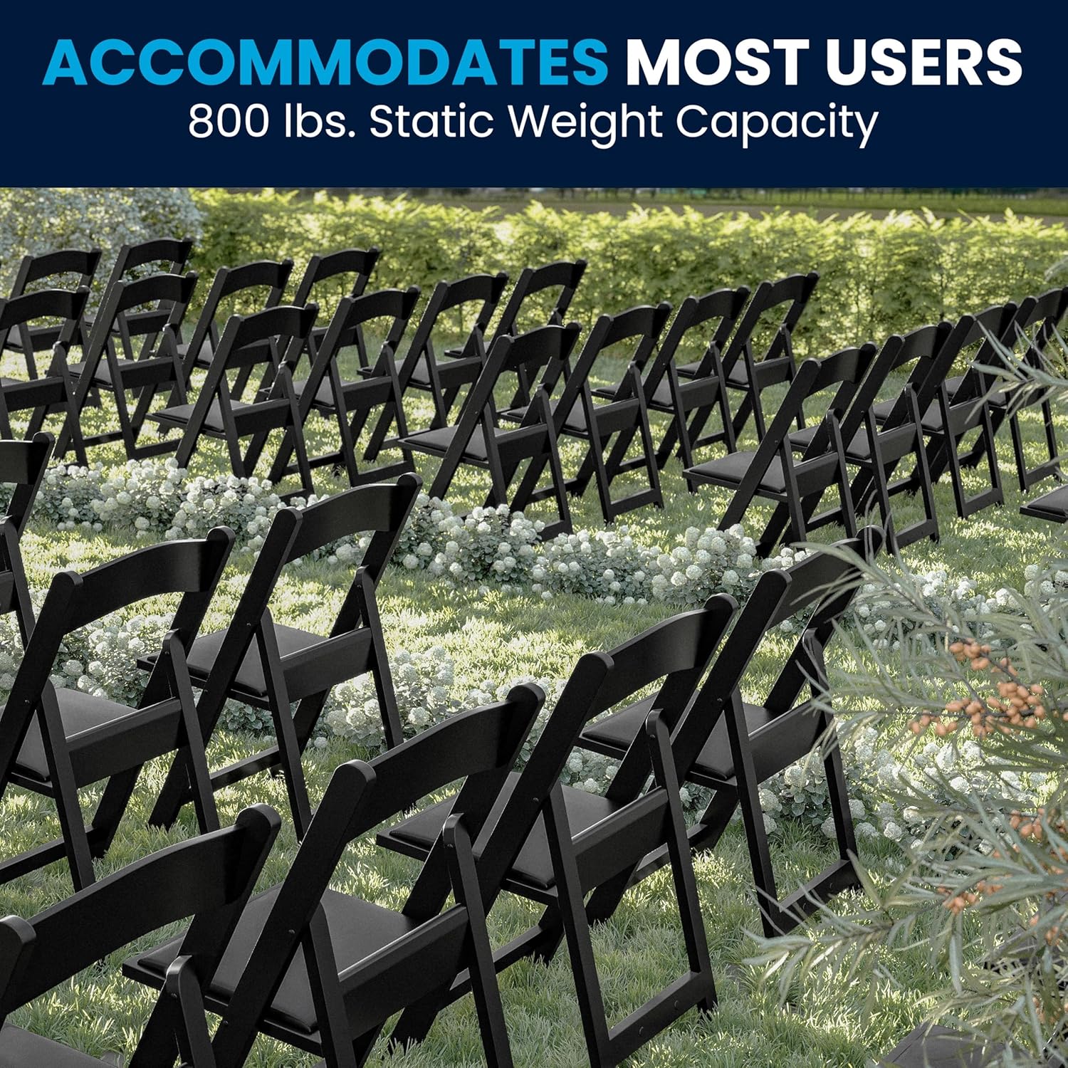 Flash Furniture Hercules Series Folding Chair - Resin Event Chair