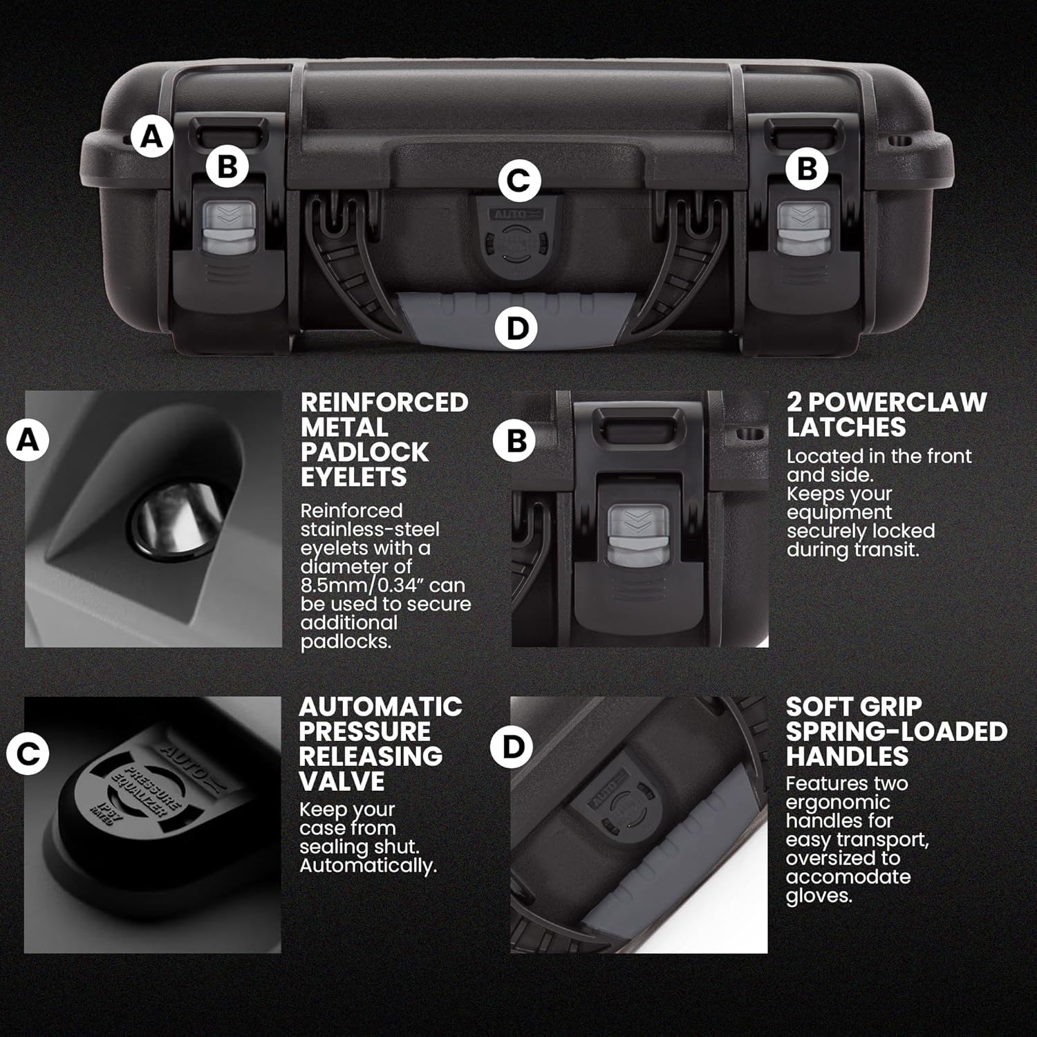 NANUK 909 Classic Pistol Case