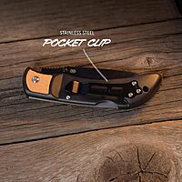 OUTDOOR EDGE 3.5" RazorLite EDC Pocket Knife with Replaceable Blades and Clip