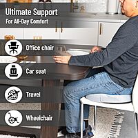 Mind Reader Air-Cloud Memory Foam Seat Cushion