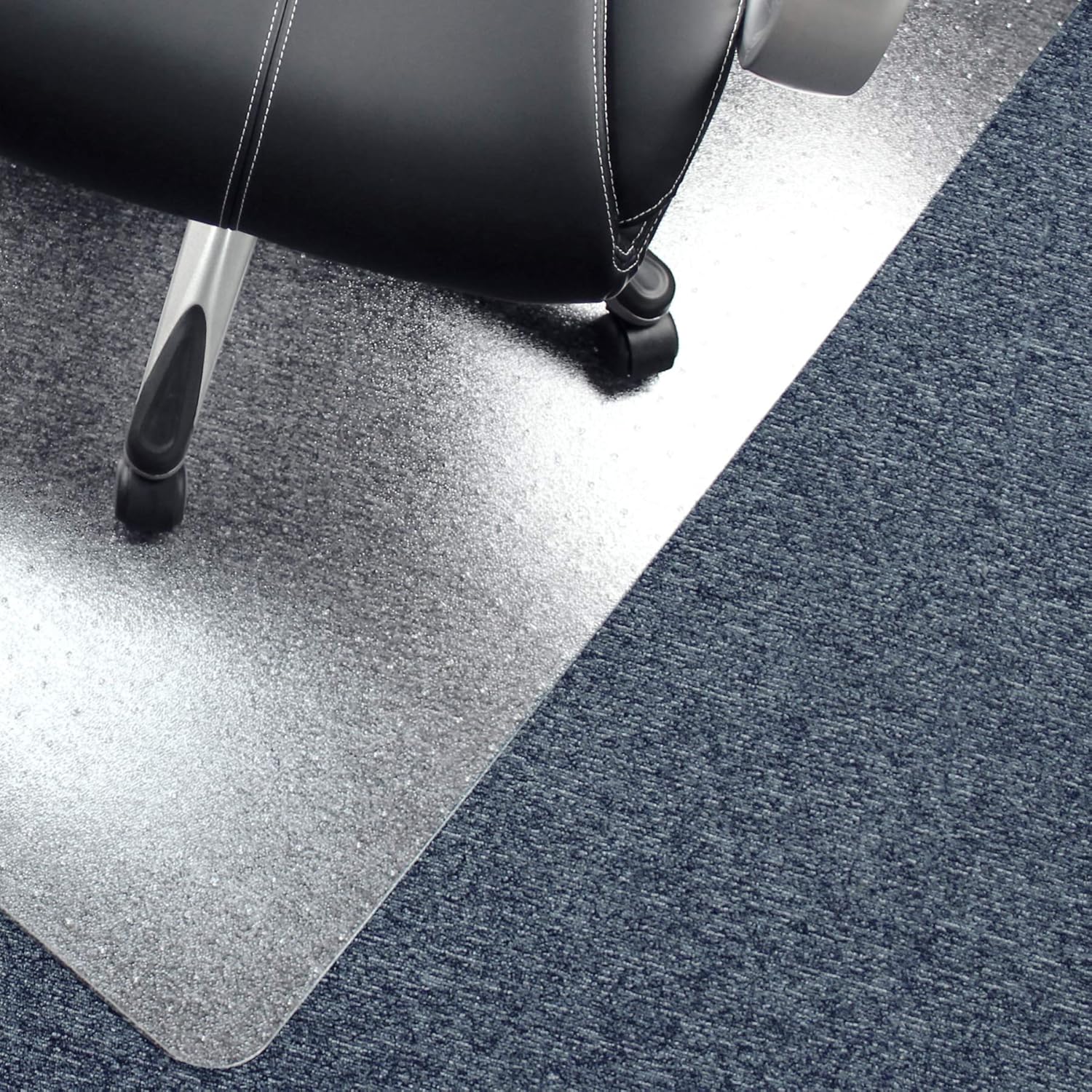 FLOORTEX Advantagemat Vinyl Rectangular Chair Mat for Carpet