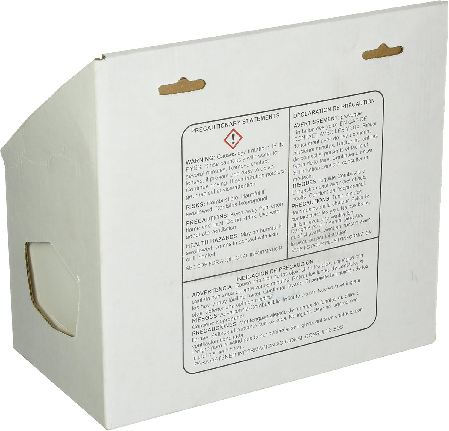 Radians LCS080600 Silicone Free Glass or Plastic Lens Cleaning Station Solution with Tissues