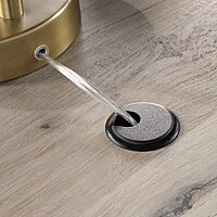 Sauder Palladia L-Shaped Desk with Drawers, File Cabinet Storage & Keyboard Tray