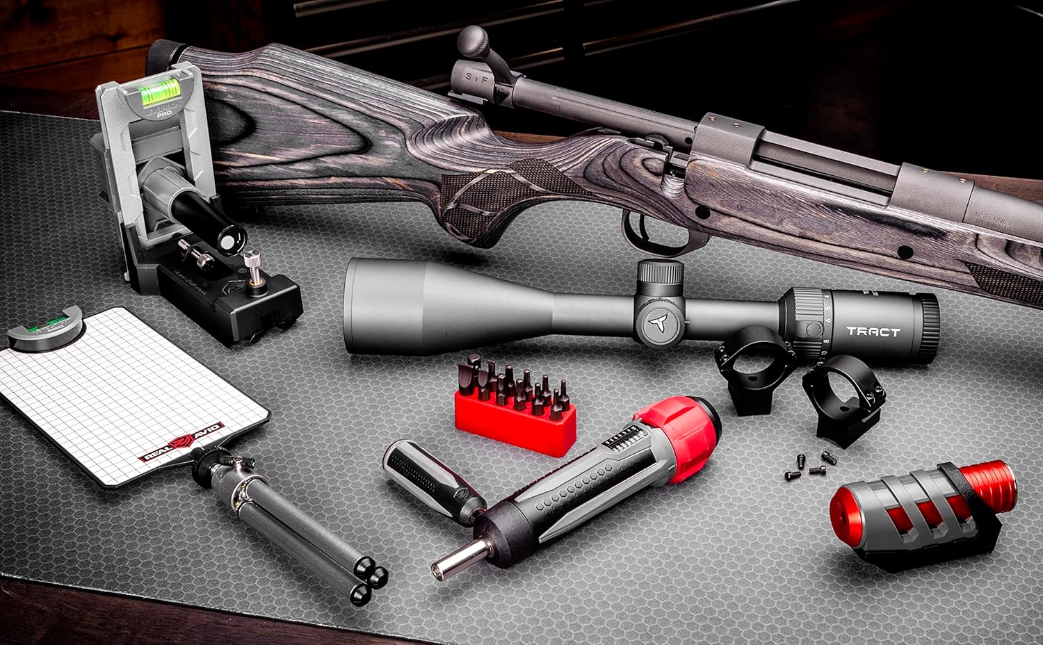 Real Avid Scope Mounting and Bore Sighting Kit | Includes Scope Leveling Kit