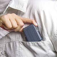 Carson MiniBrite 3x Power LED Lighted Slide Out Magnifier with Protective Sleeve (PO-25) Single Pack