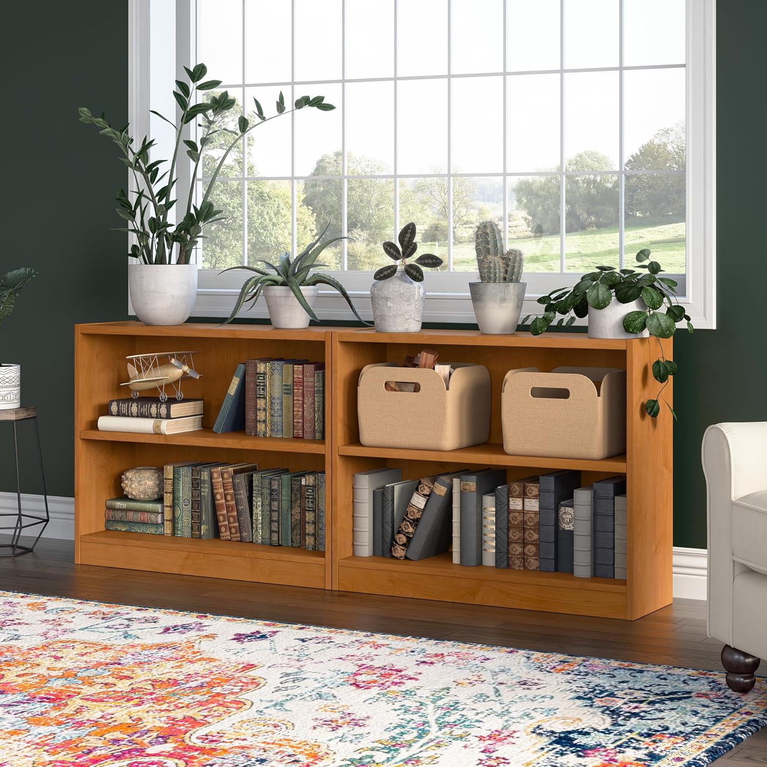 Bush Furniture Universal Bookcase - Storage and Display Bookshelf for Home or Office