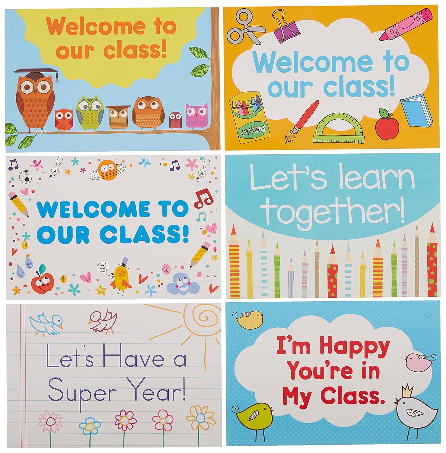 Scholastic Teachers Friend Postcards, 6in x 4in, Back To School, Kindergarten - Grade 5, Pack Of 36