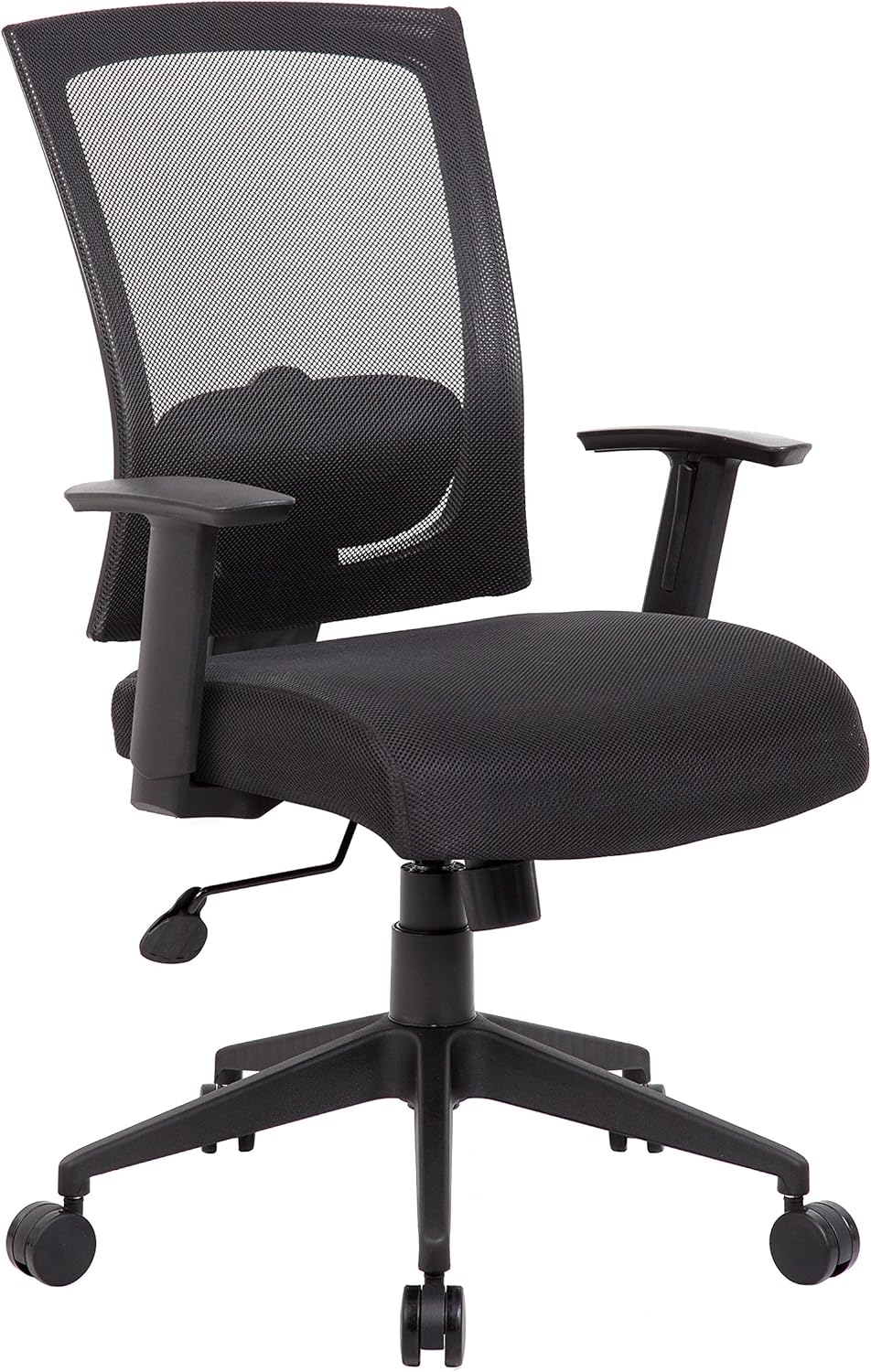 Boss Office Products Mesh-Back Task Chair, Black