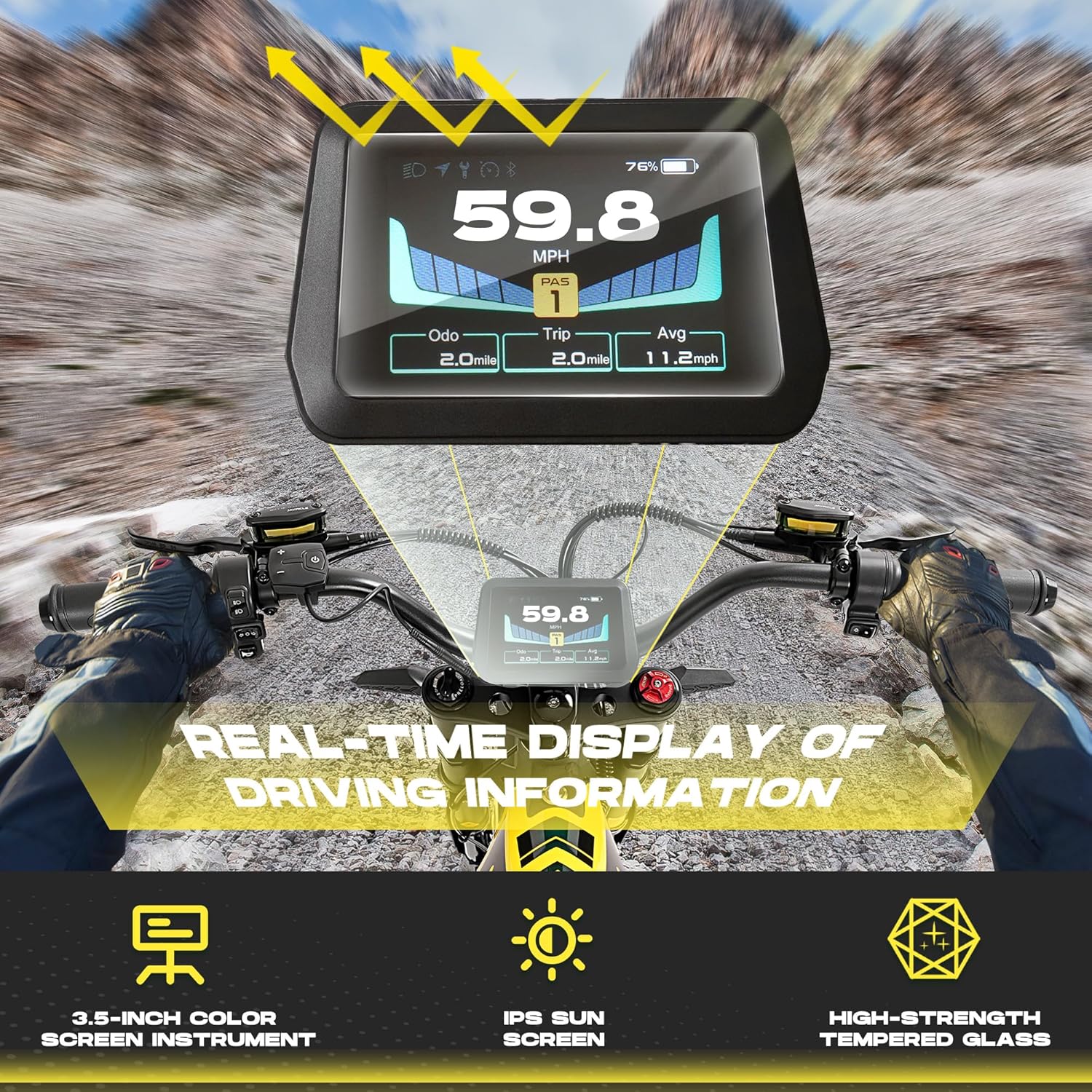 Motocicleta eléctrica de cross de 3000 W para adultos Motocicleta eléctrica de cross de 3000 W para adultos