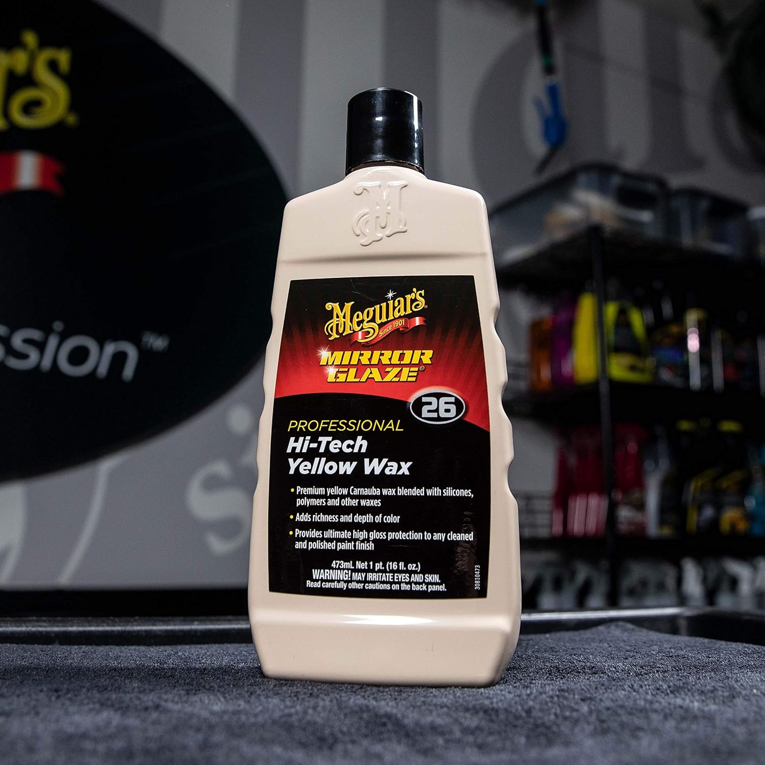 Meguiar's Mirror Glaze Hi-Tech Yellow Liquid Wax