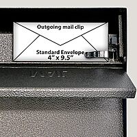 MAIL BOSS Metro Wall-Mount Locking Mailbox