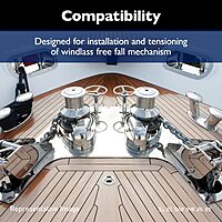 Lewmar Clutch Nut Lever (Handle/Wrench) Kit for Installation/Tensioning of Windlass Free Fall Mechanism