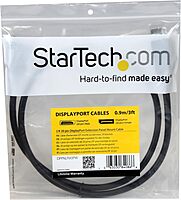 StarTech.com 3 ft DisplayPort Male to Female Panel Mount Cable (DP 1.2)