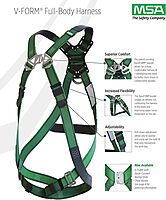 MSA V-Form Full Body Safety Harness