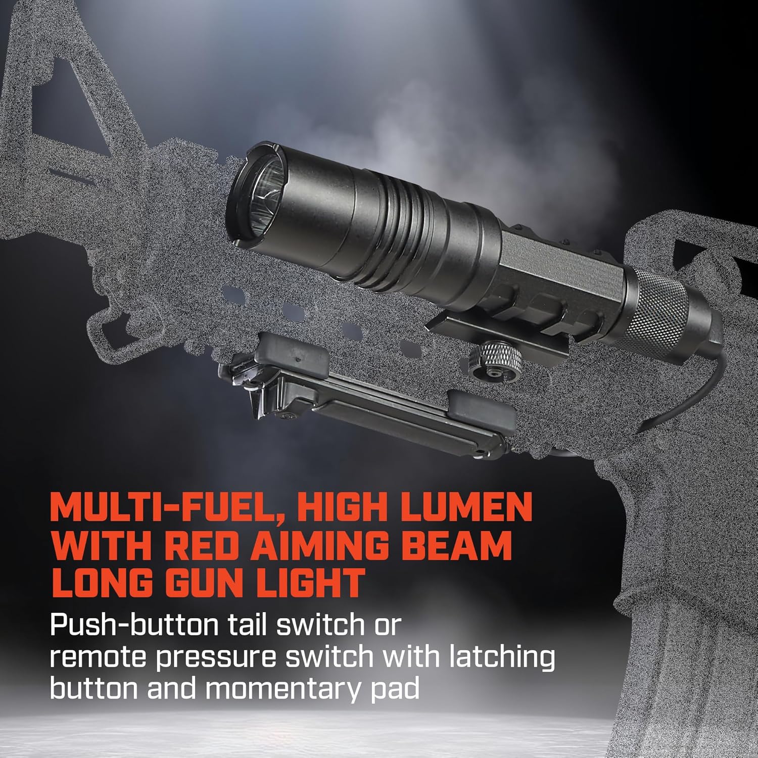 Streamlight 88090 ProTac Rail-Mount HL-X USB 1000-Lumen Rechargeable Multi-Fuel Weapon Light with Integrated Red Aiming Beam