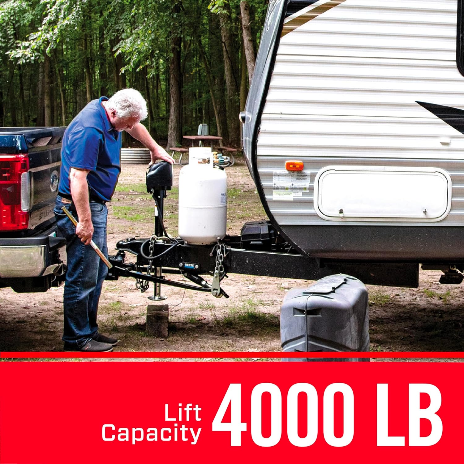 Bulldog 500199 Powered Drive A-Frame Electric Trailer Jack for Boat Trailers, 4,000 lbs. Capacity