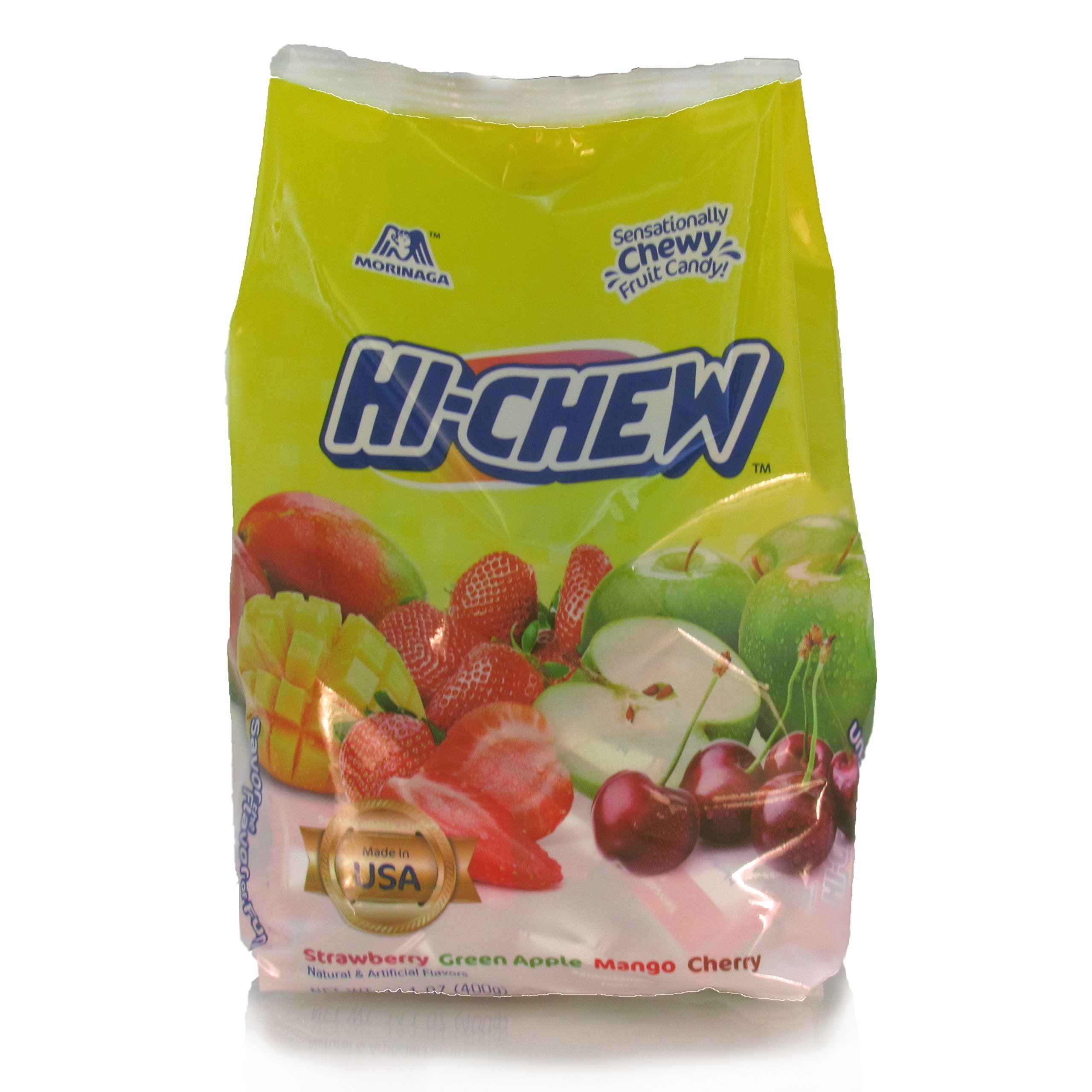 Hi-Chew, Sensationally Chewy Fruit Candy in Assorted Flavors, 14.1 oz