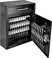 MAIL BOSS Key Boss Heavy-Duty High Security 105-Position Locking Key Cabinet & Drop Box