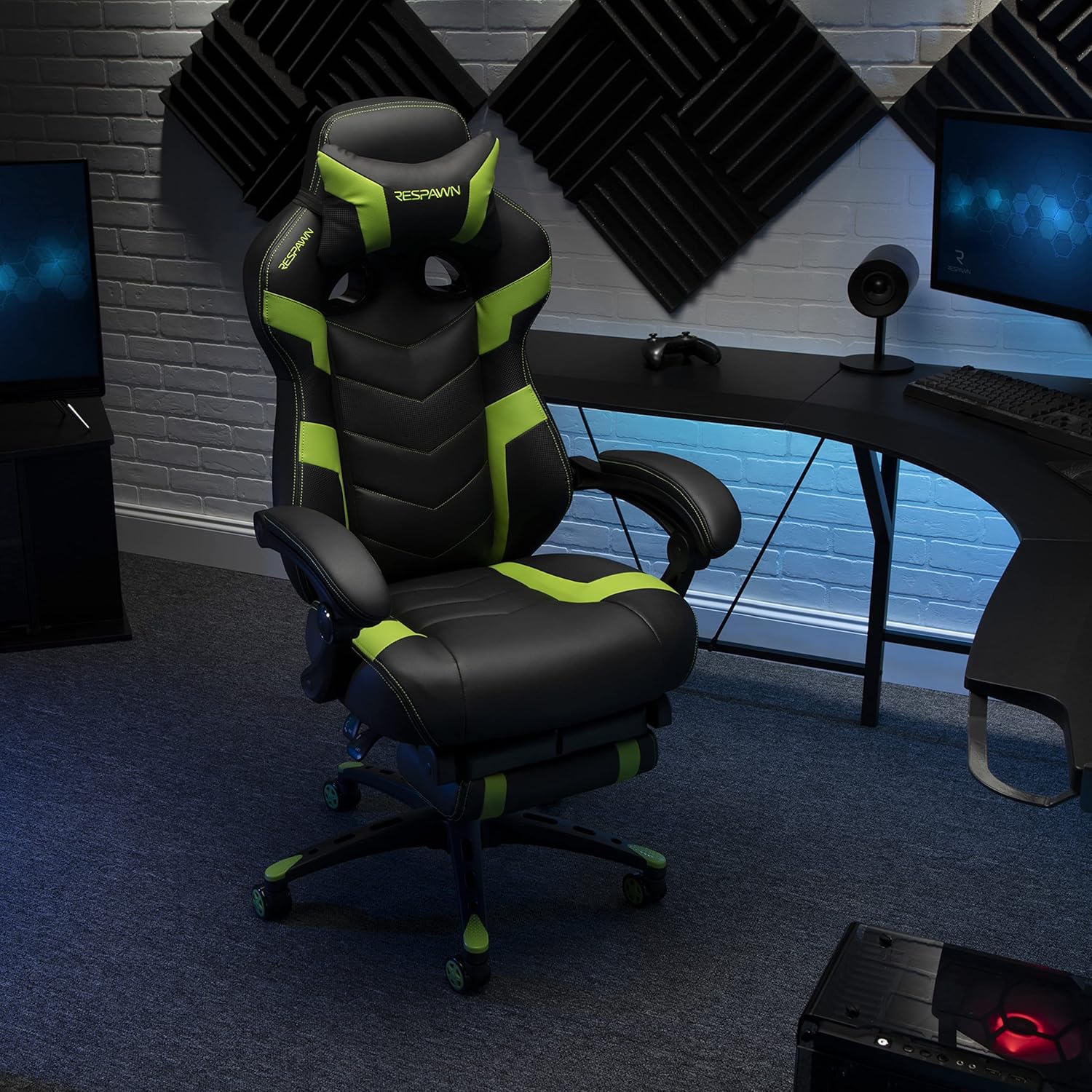 RESPAWN 110 Pro Ergonomic Gaming Chair with Footrest