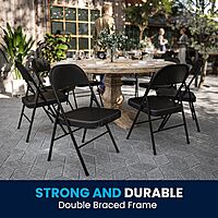Flash Furniture HERCULES Series Double Braced Metal Folding Chair