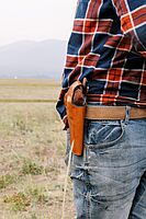 BIANCHI Model 111 Cyclone Leather Belt Holster