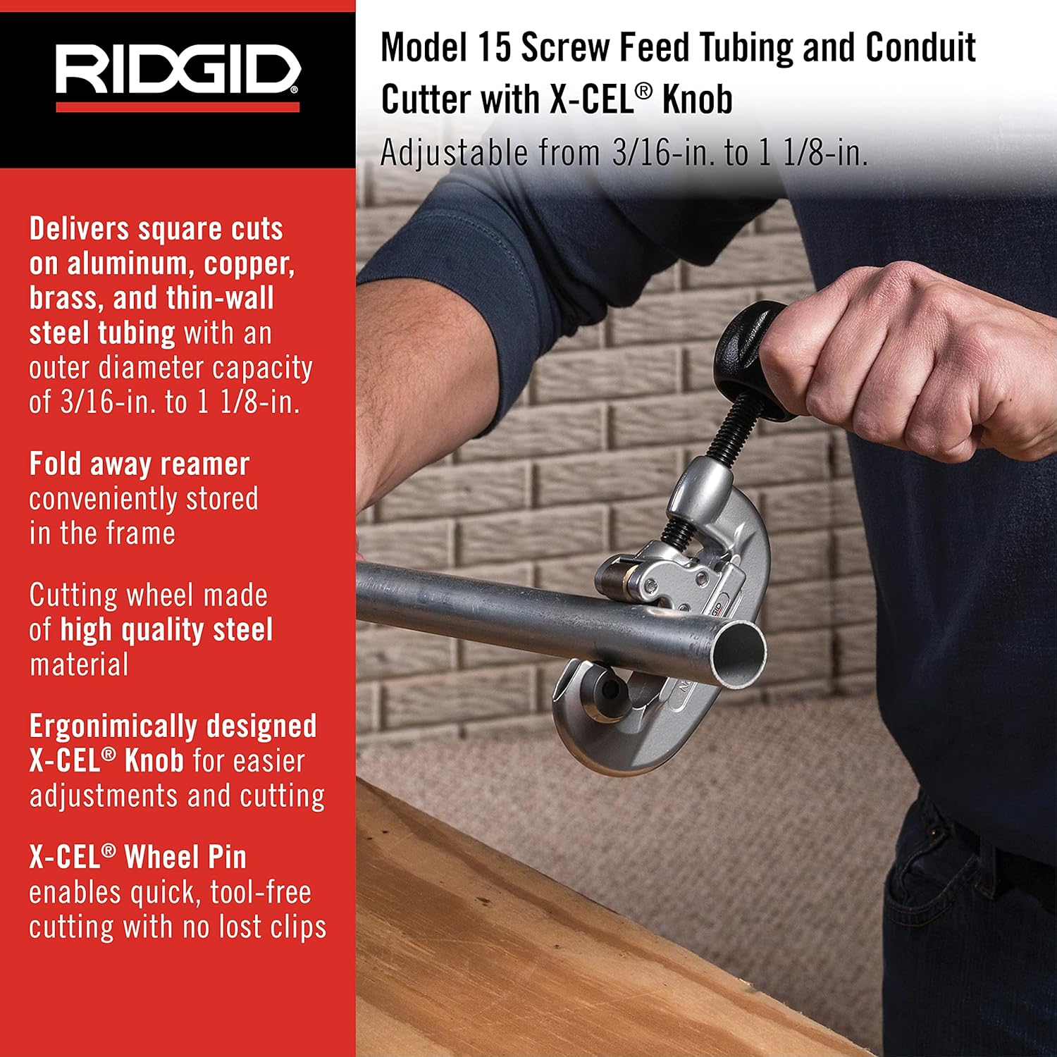 RIDGID Screw-Feed Tubing and Conduit Cutters