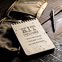 Rite in the Rain Weatherproof Top-Spiral Notebook Kit with CORDURA Cover and All-Weather Pen