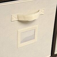 Sauder Stow-away Cube Storage 8-Cube Organizer/Pantry cabinets, Smoked Oak finish