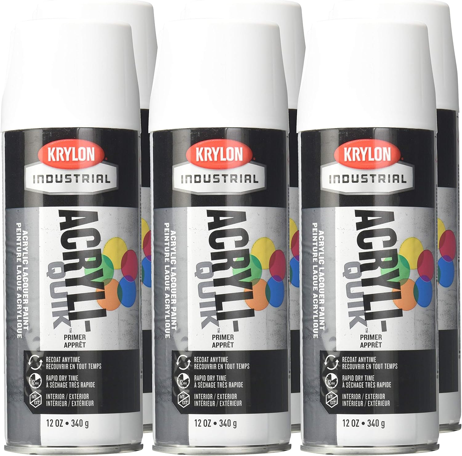 SHERWIN WILLIAMS GIDDS-800184 Spray Paint White Primer (Pack of 6)