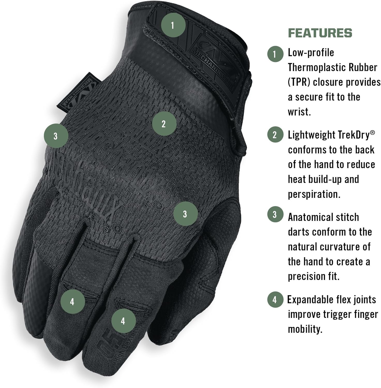 Mechanix Wear Tactical Specialty 0.5mm High-Dexterity Gloves