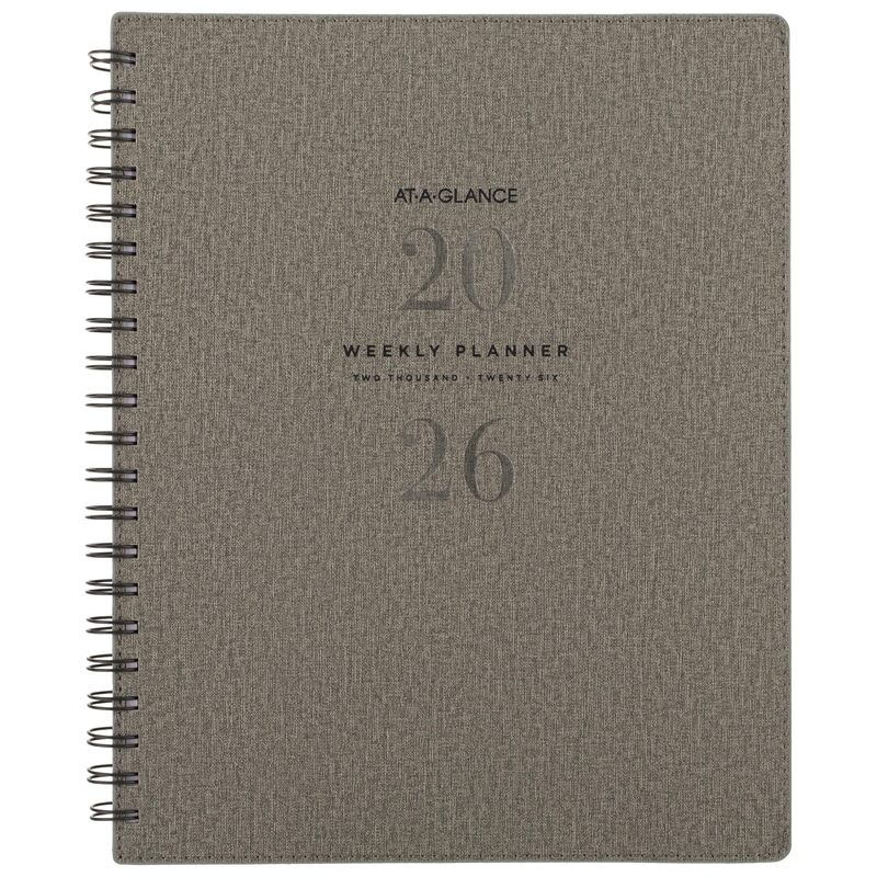 AT-A-GLANCE Signature Weekly & Monthly Planner, Large 8.5 x 11