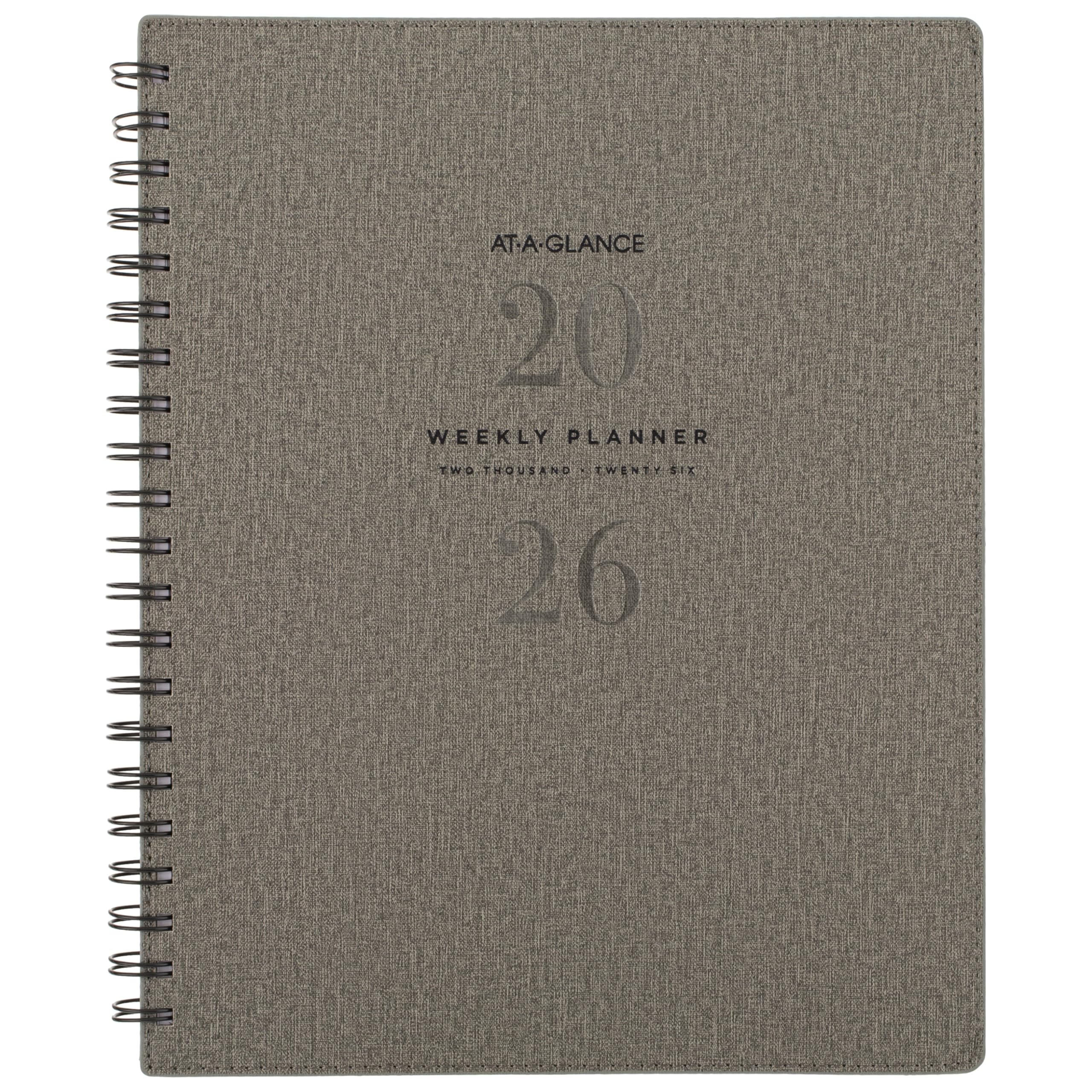 AT-A-GLANCE Signature Weekly & Monthly Planner, Large 8.5 x 11