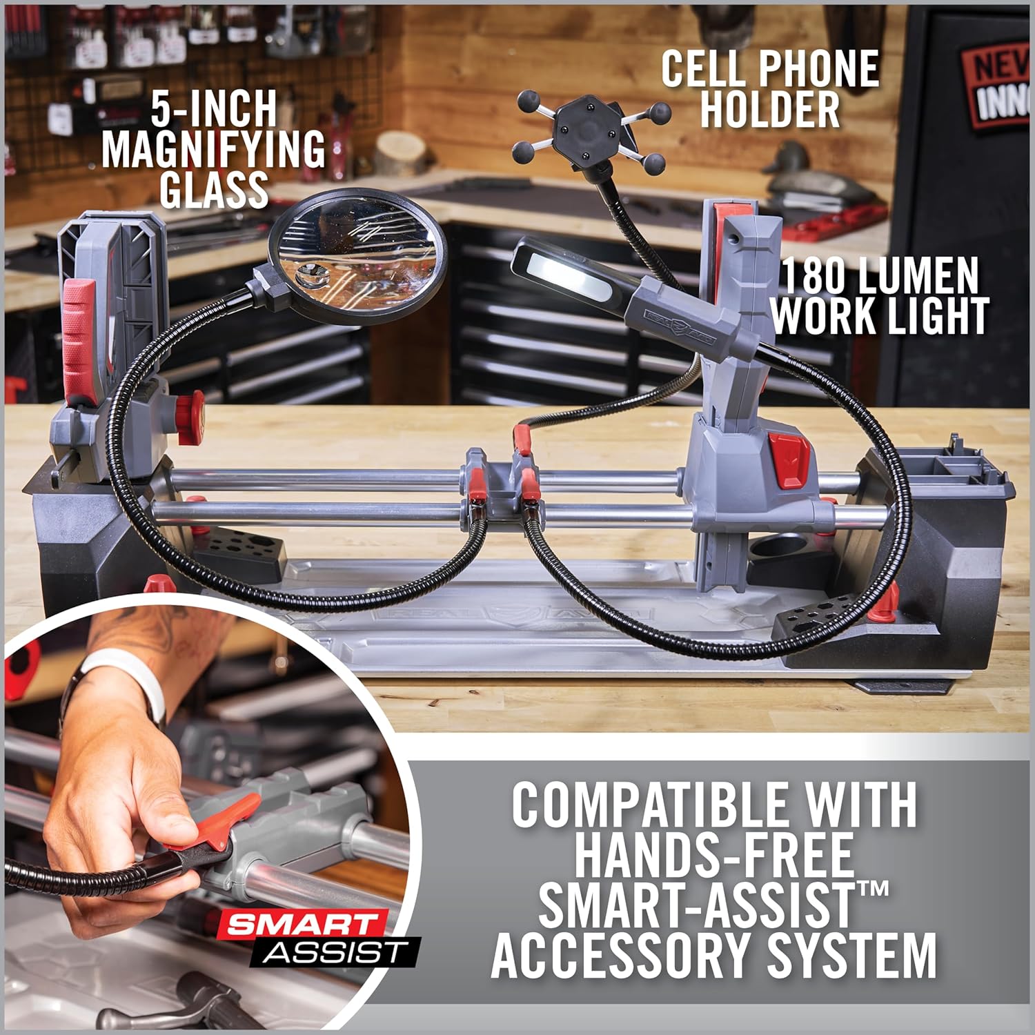 Real Avid Master Gun Workstation Up to 18.3" of Travel One-Hand Quick Adjustable Clamping