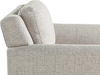 LIFESTYLE SOLUTIONS Hanson Microfiber Chair With Curved Arms