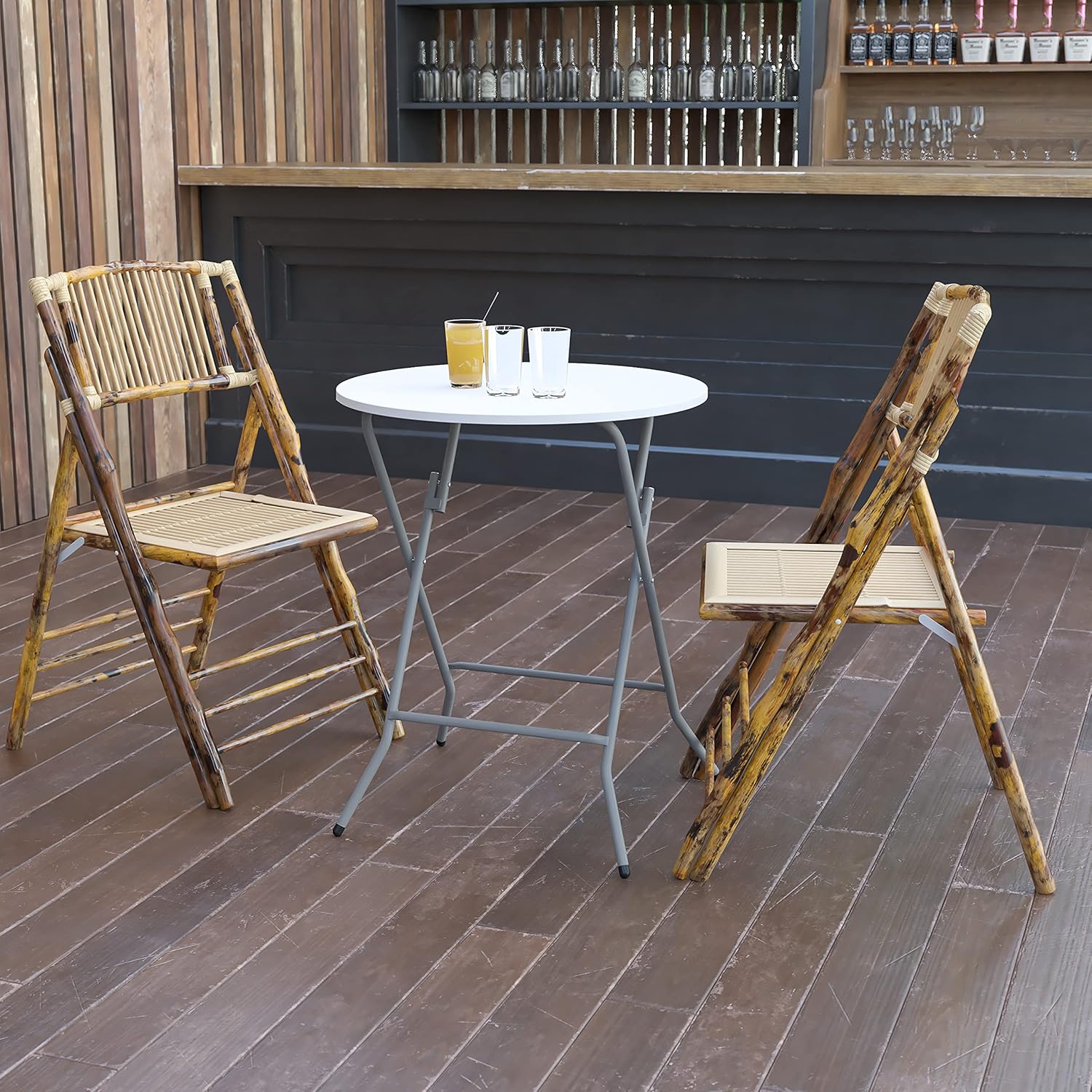Flash Furniture Elon Round Plastic Folding Event Table