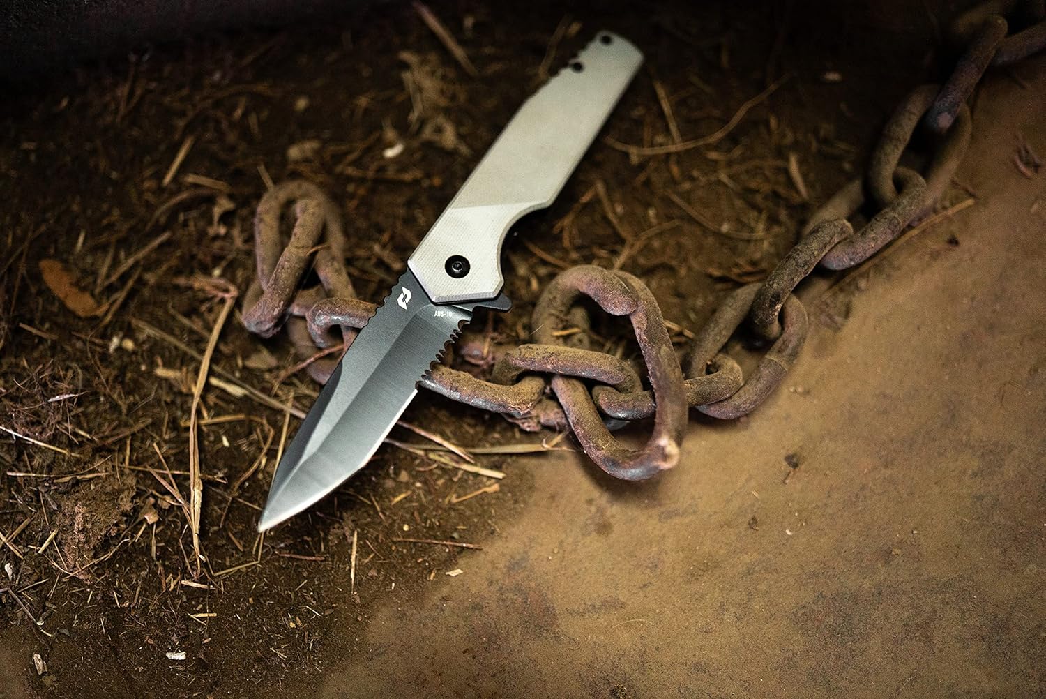 Schrade Delta Class Shudder Folder 8in with 3.5in AUS-10 Steel Blade and Aluminum Handle for EDC