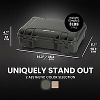 NANUK 910 Hard Case with Foam, IP67 Waterproof Hard Storage