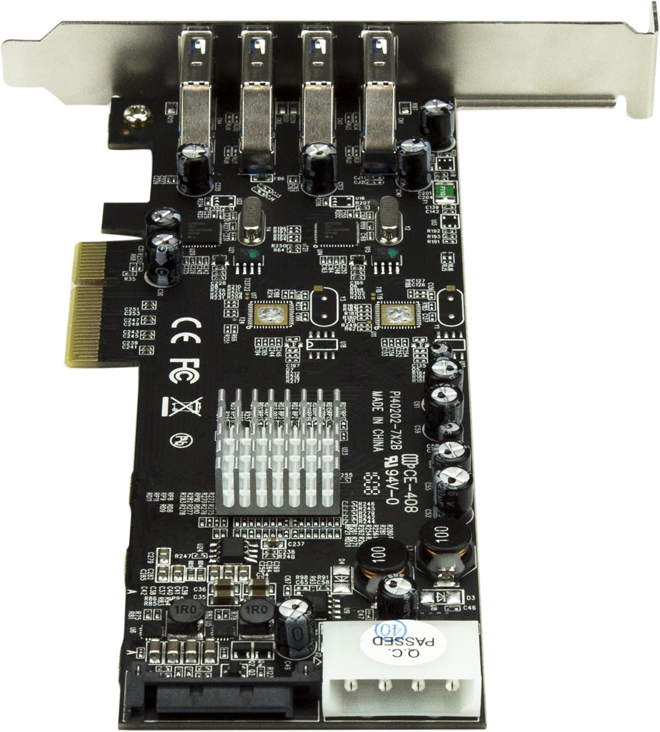 StarTech.com 4-Port USB 3.0 PCI Express Card Adapter - PCIe SuperSpeed USB 3.0 Expansion Card w/ 2 Dedicated 5Gbps Channels