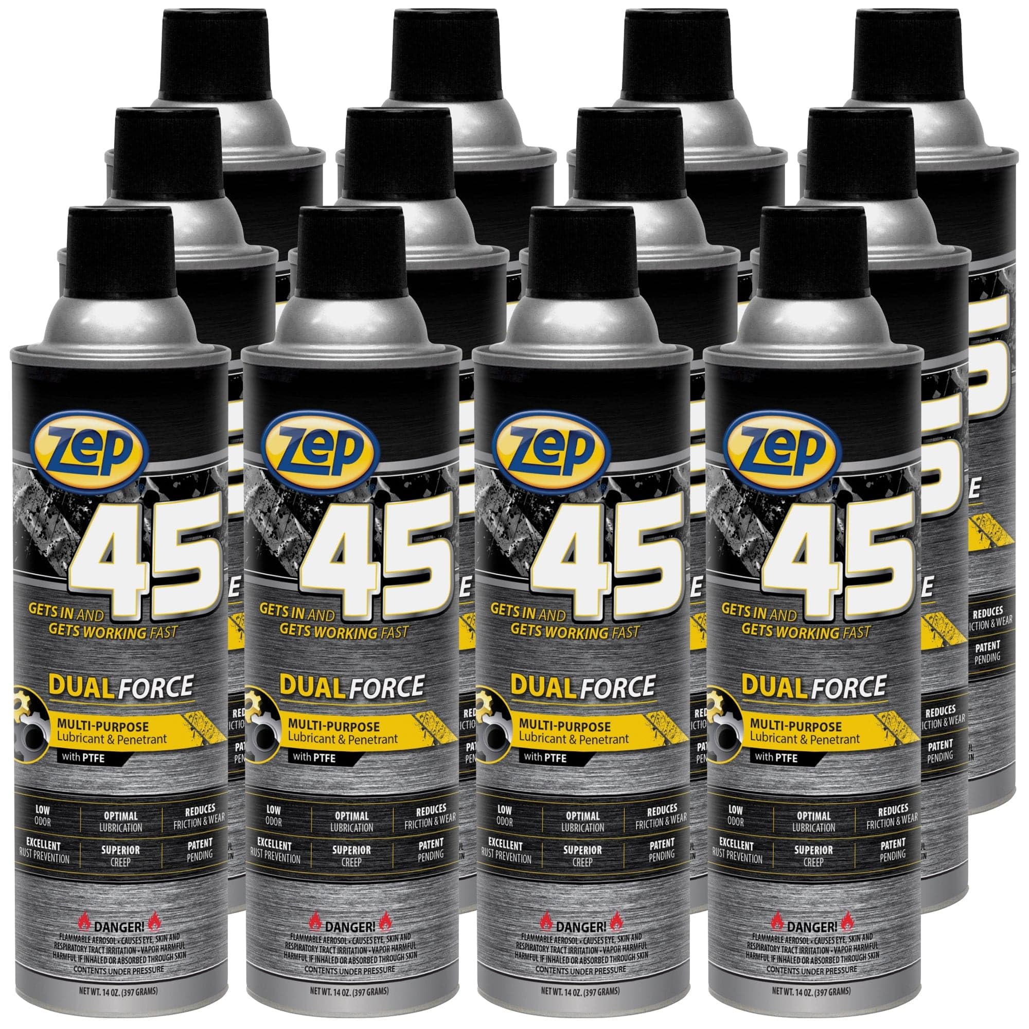 Zep 45 Dual Force Lubricant and Penetrant 14 Oz - ONE CAN