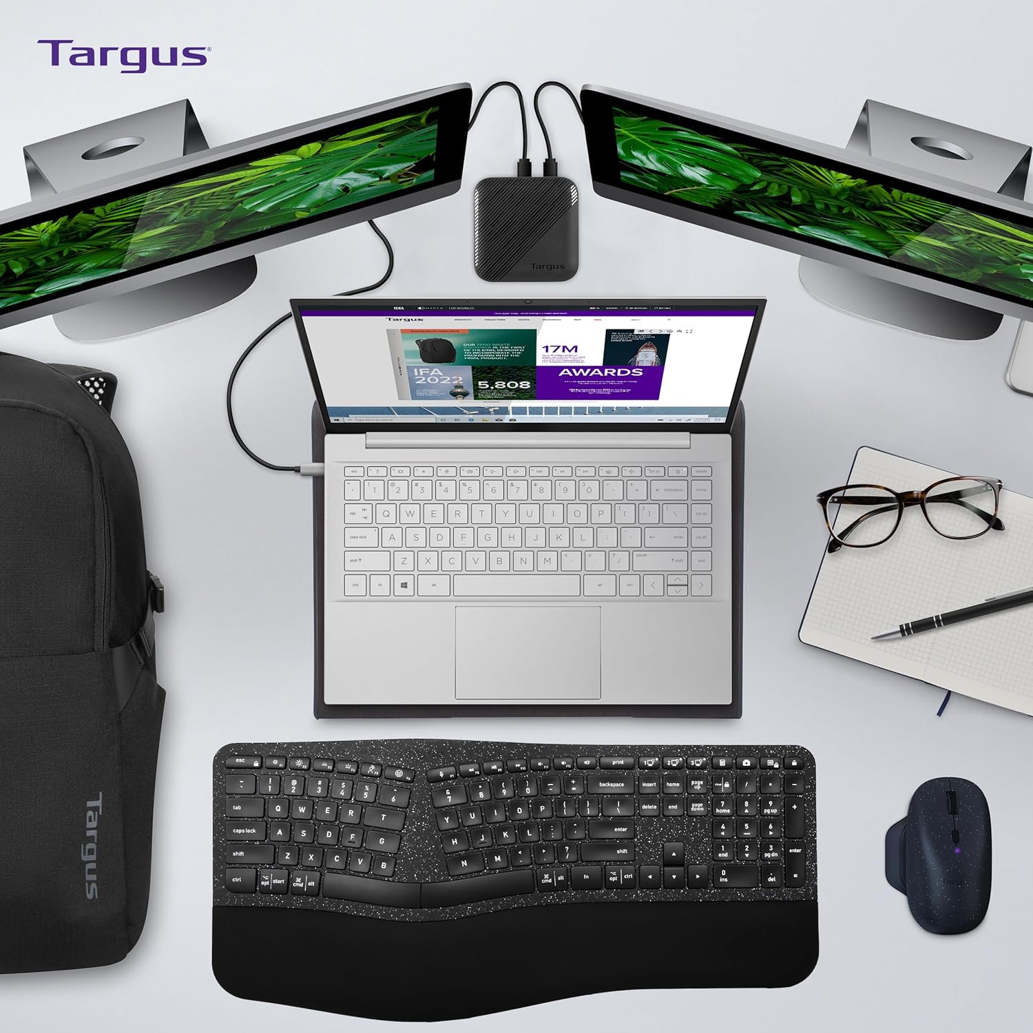 Targus Full-Size Sustainable EcoSmart Bluetooth Keyboard
