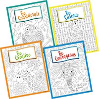 Barker Creek Art Prints Set of 8, Be Courageous, Inspirational Art Prints with a Self Empowering Theme, 8" x 10", Suitable for Framing, Set of 8 (4190)